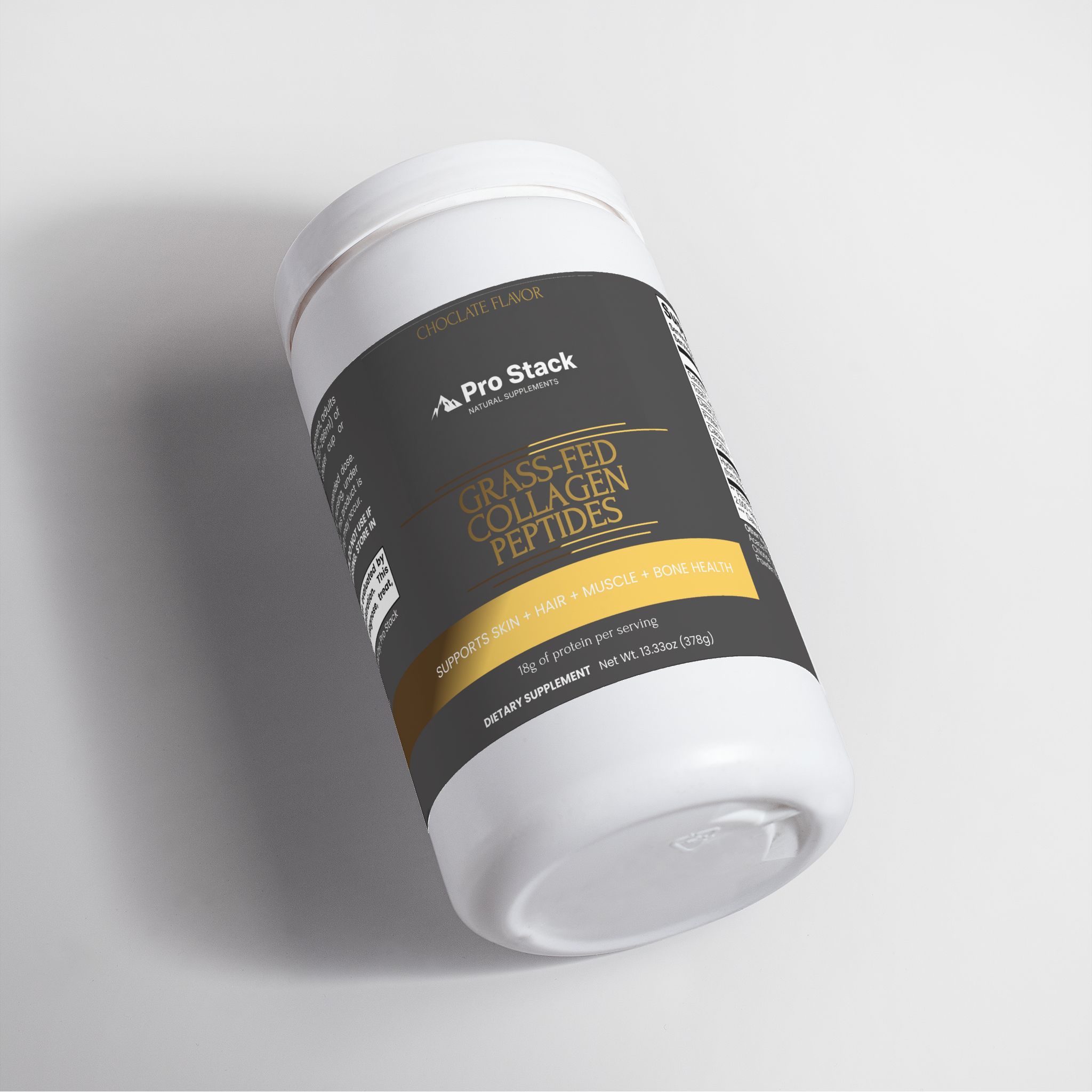 Grass-Fed Collagen Peptides Powder (Chocolate)