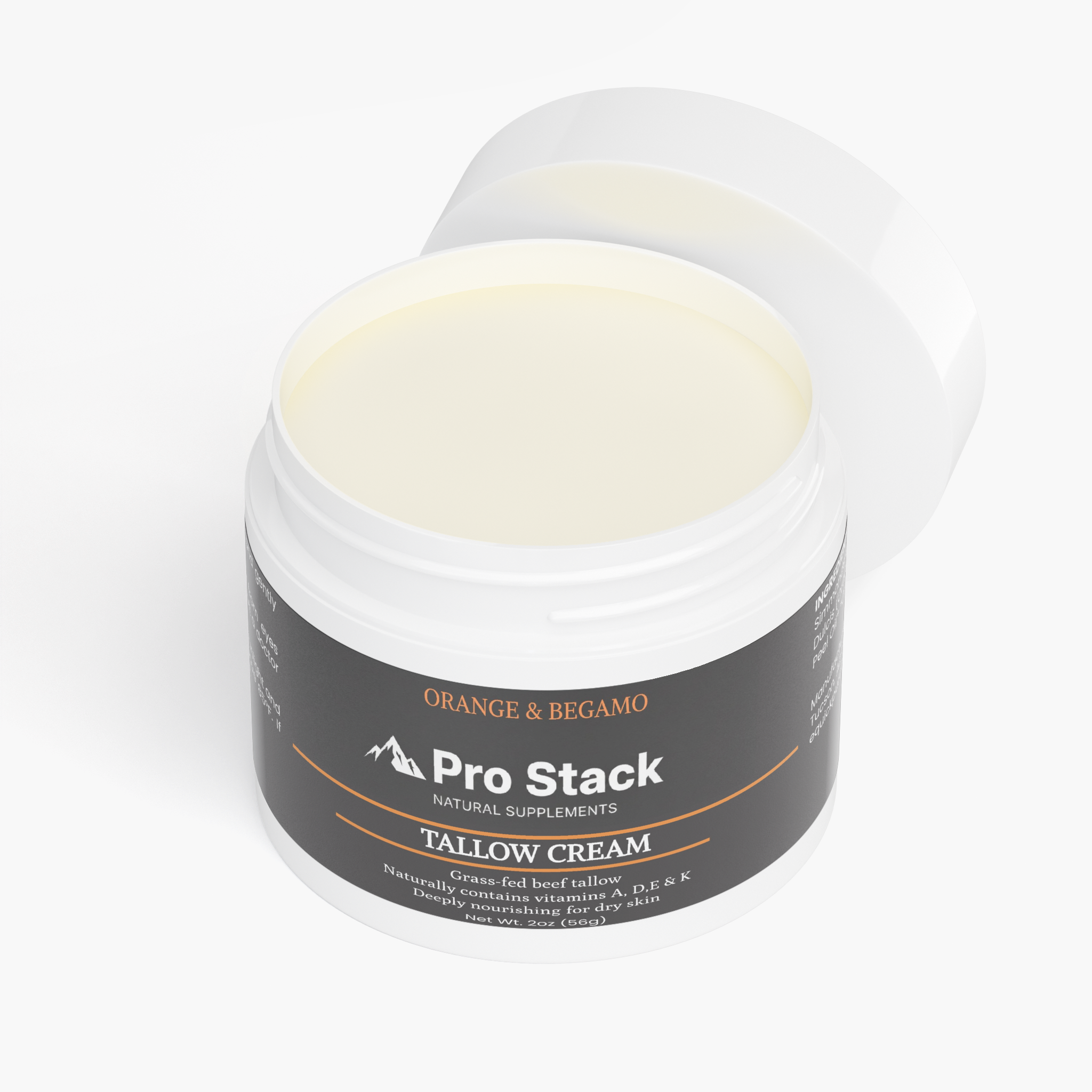 Tallow Cream Orange & Bergamot