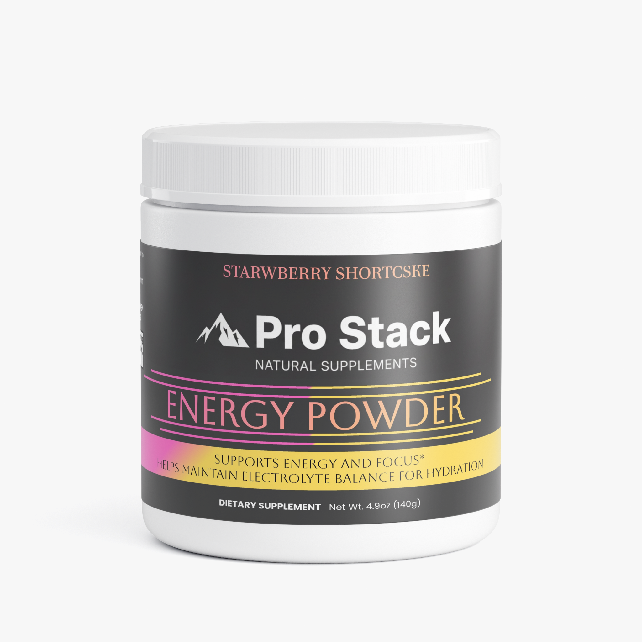 Energy Powder (Strawberry Shortcake)