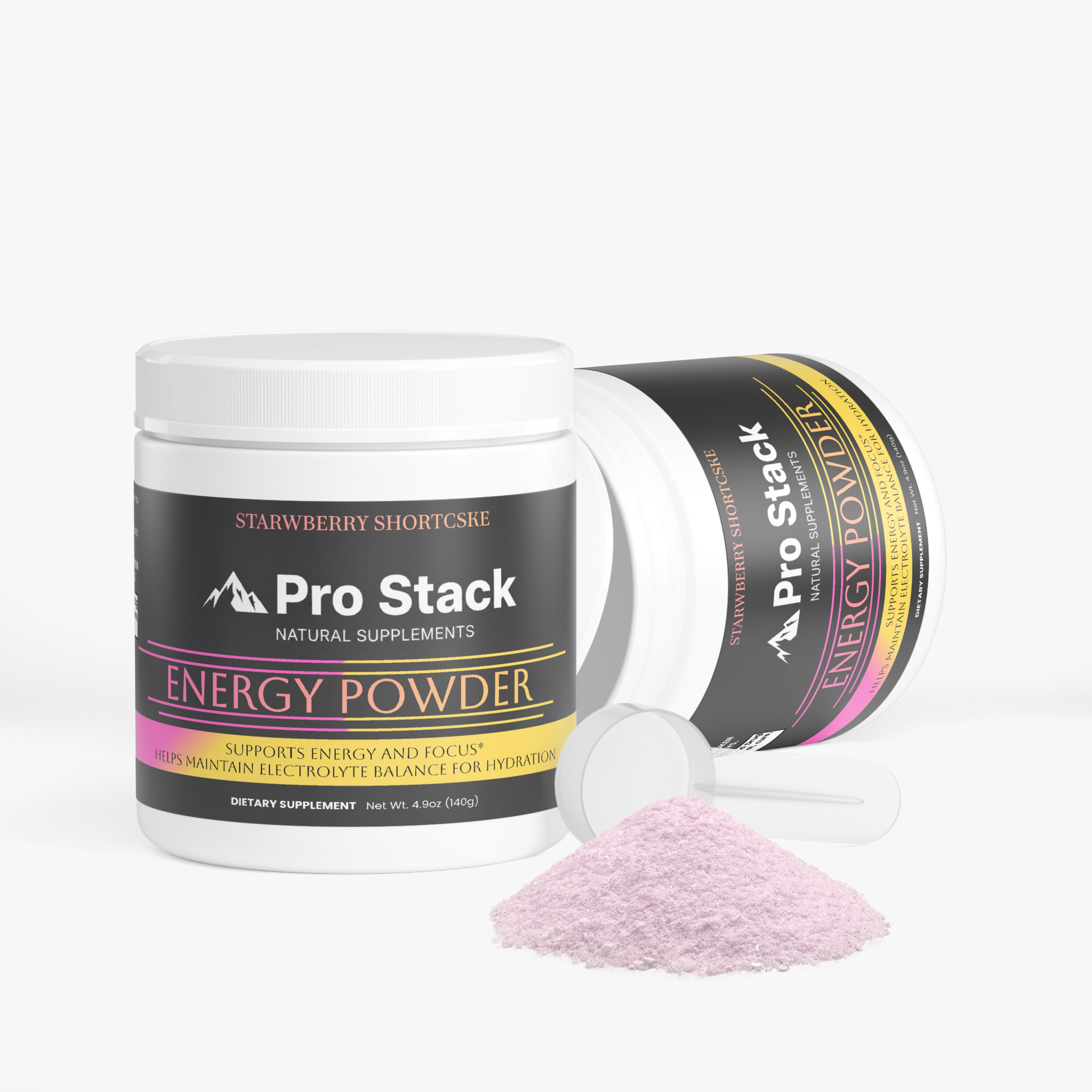 Energy Powder (Strawberry Shortcake)