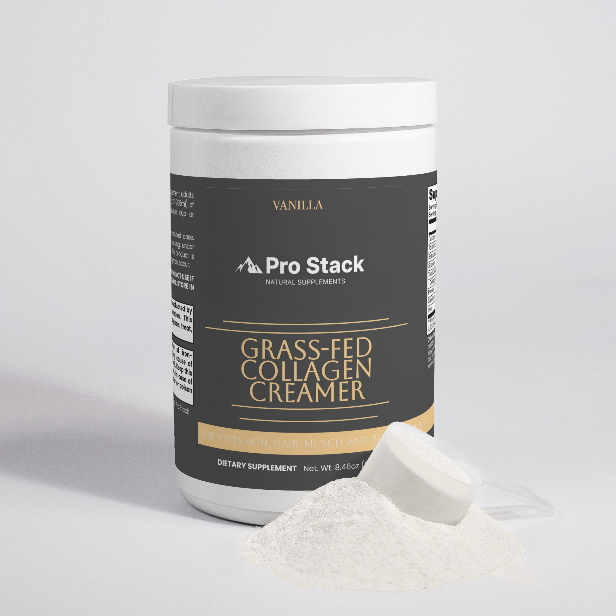 Grass-Fed Collagen Creamer (Vanilla)