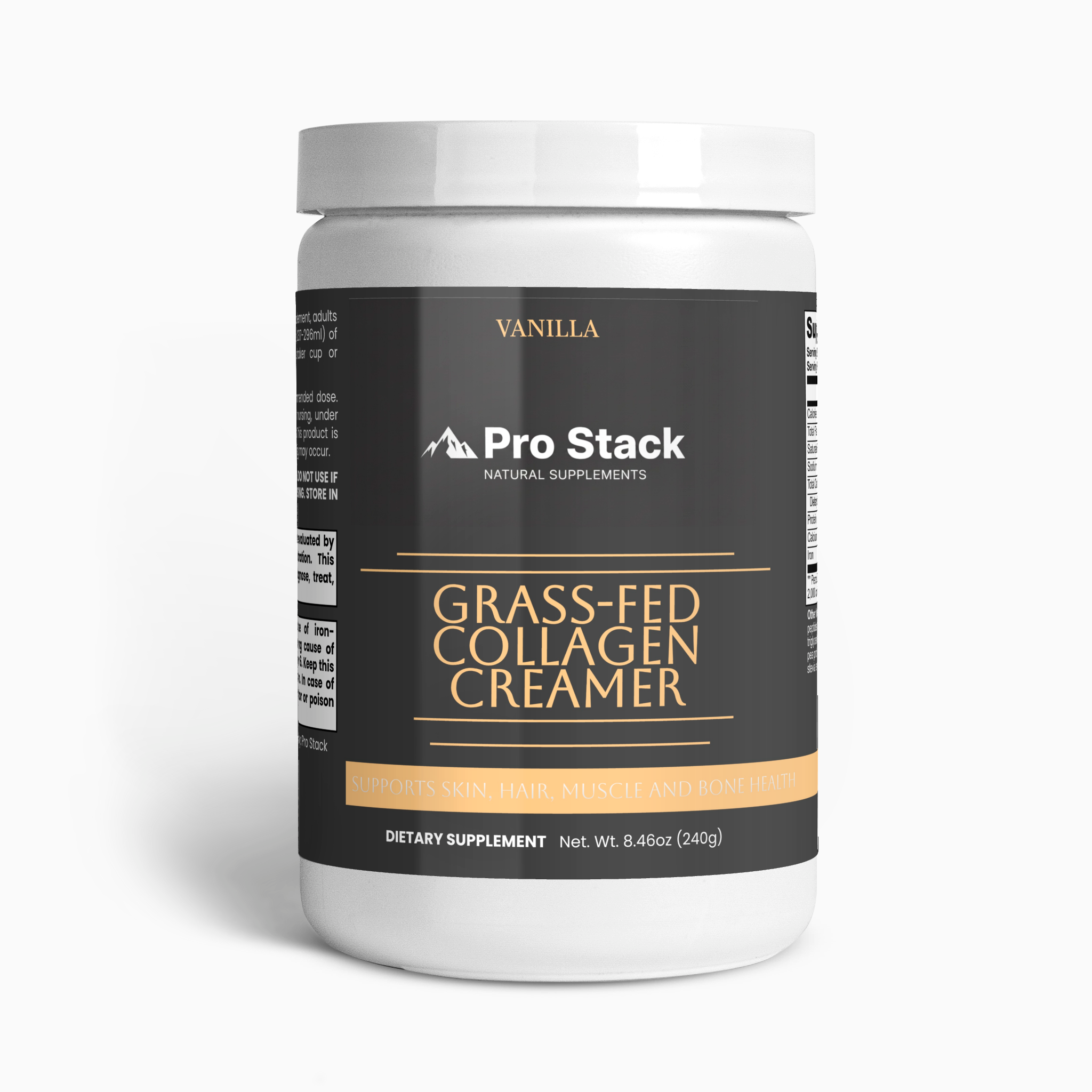 Grass-Fed Collagen Creamer (Vanilla)